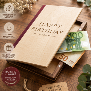 Geschenkbox aus Massivholz