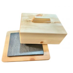 Butterdose Zirbe mit Griff