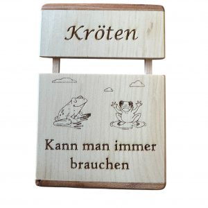 Geldgeschenk Box Kröten